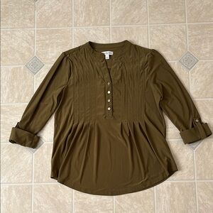 Olive Green Kim Rogers Top